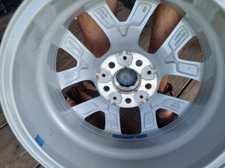 4x Alufelge 17 Zoll 6.5" 5x112 39ET Silber Audi Super Rim Wheel FEL3160268541oj