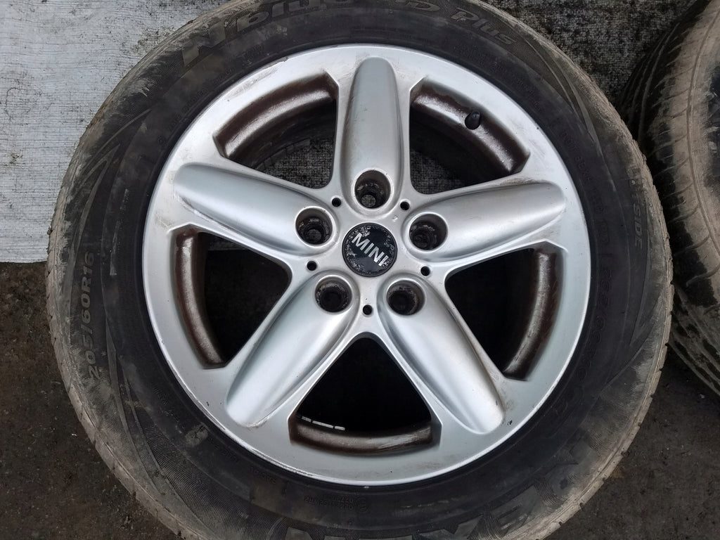 4x Alufelge 16 Zoll 6.5" 5x120 46ET 9803720 Mini Countryman R60 Rim Wheel