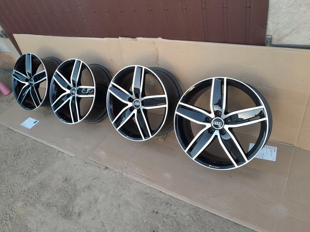 4x Alufelge 19 Zoll 8.0" 5x112 49ET Glanz Silber 8V0601025AS Audi A3 Mg FEL8822831345qy