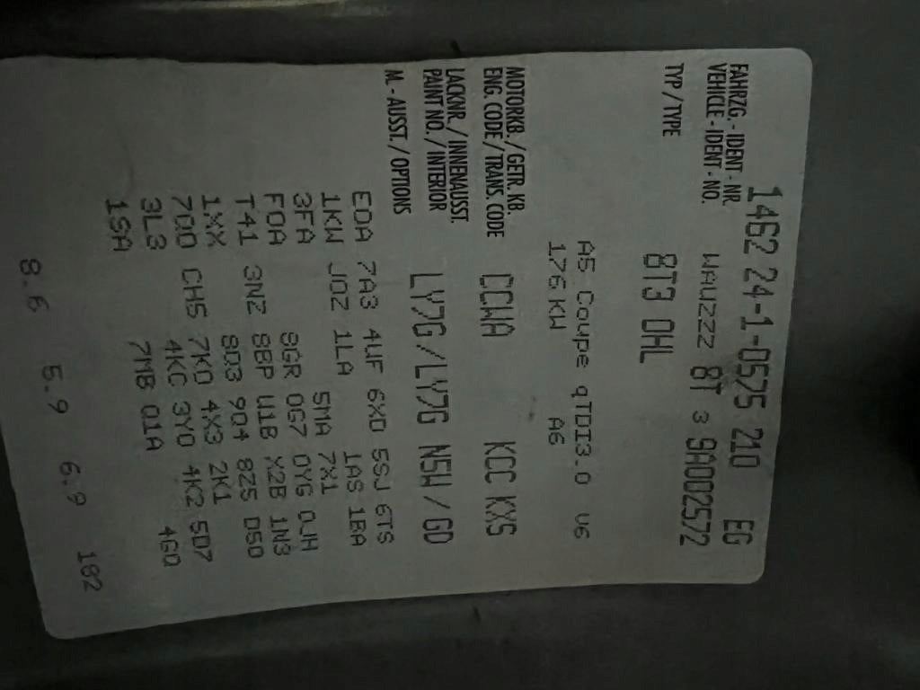 Motor Audi A5 CCWB CCWA CAPA 3.0 TDI Diesel Engine Unkomplett