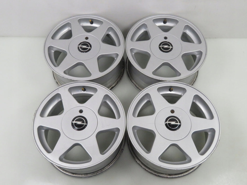 4x Alufelge 15 Zoll 7.0" 5x110 33ET Glanz Silber KBA42428 Opel Vectra Rim Wheel FEL7226772346am