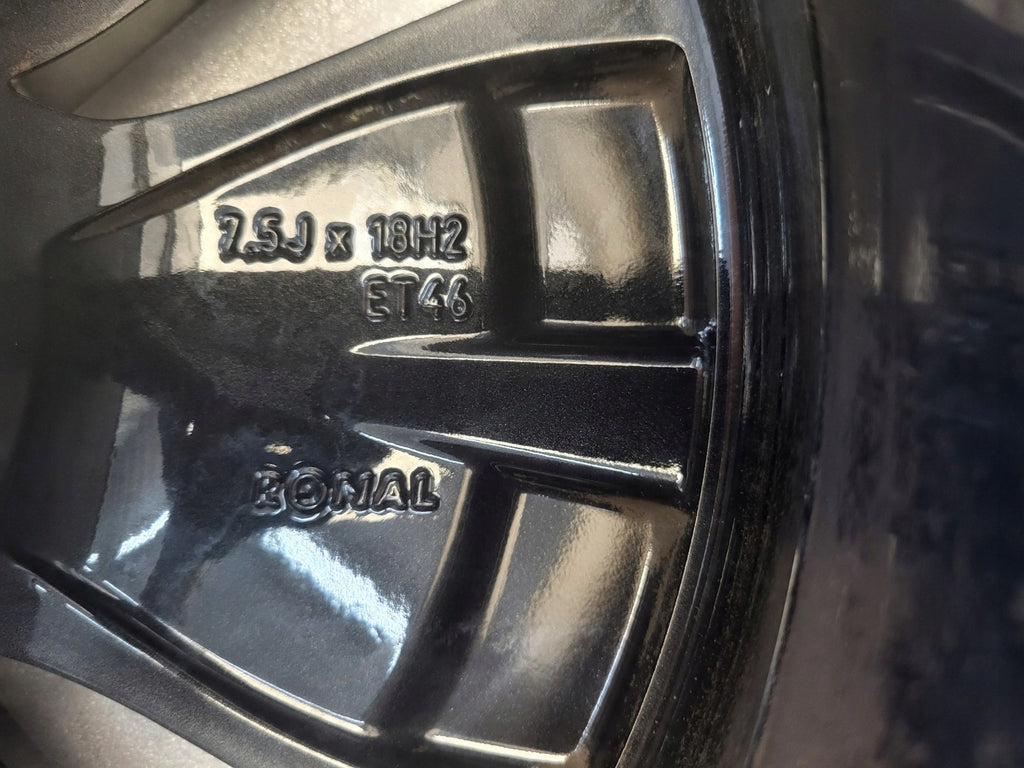 1x Alufelge 18 Zoll 7.5" 5x112 46ET Glanz Grau 5FA601025K Cupra Leon Mg