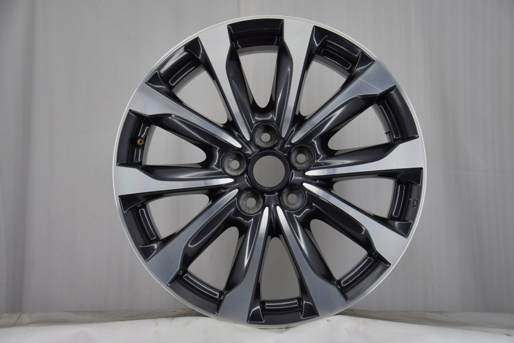 1x Alufelge 18 Zoll 7.0" 5x114.3 50ET Glanz Graphit 9965417080 Mazda Mg FEL1193163813bo