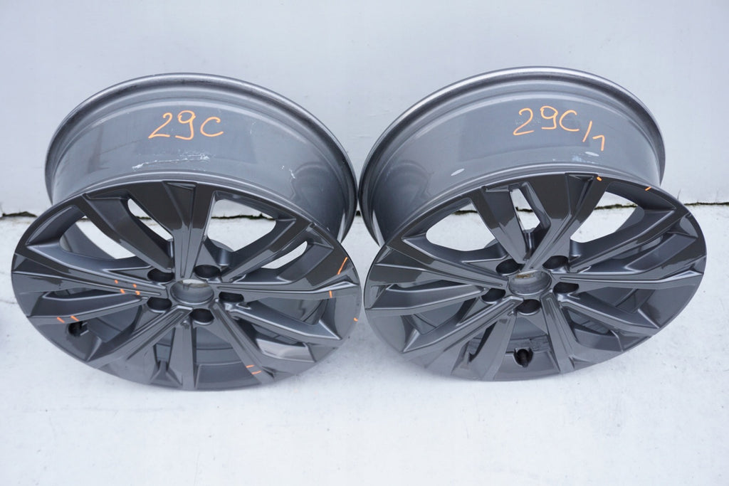 1x Alufelge 17 Zoll 7.0" 5x108 40ET Glanz Graphit 9814117977 Peugeot Rim Wheel FEL7957842238qf