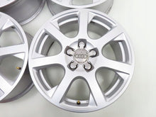 Laden Sie das Bild in den Galerie-Viewer, 4x Alufelge 17 Zoll 7.0" 5x112 37ET Glanz Silber 8R0601025E Audi Q5 Q3 Rim Wheel FEL5979320567jx