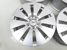 Laden Sie das Bild in den Galerie-Viewer, 4x Alufelge 17 Zoll 7.0" 5x112 48 5ET Silber A2054012100 Mercedes-Benz W205 W204 FEL9065313973xt