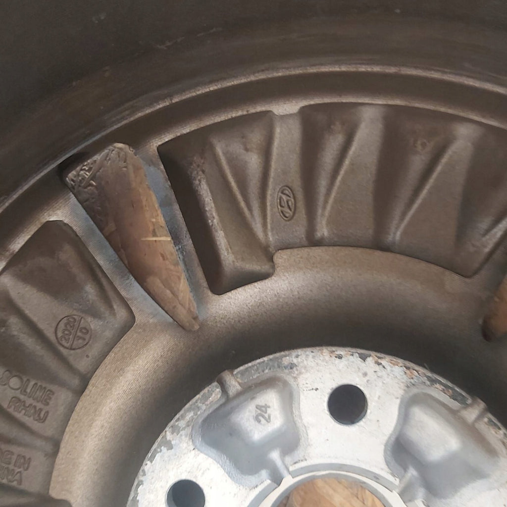 1x Alufelge 16 Zoll 6.5" 5x114.3 50ET Glanz Grau 52910-G2700 Hyundai Ioniq FEL3496170218gi