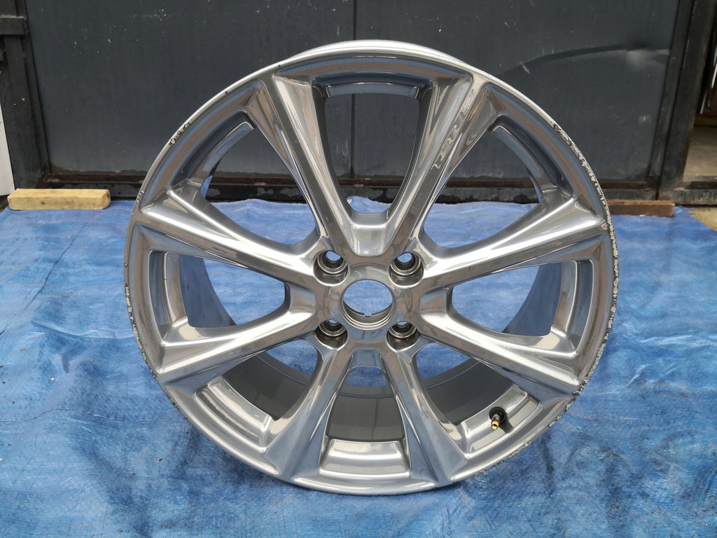 1x Alufelge 18 Zoll 7.0" 4x108 47ET Glanz Silber H1BC-1007-E1A Ford Fiesta