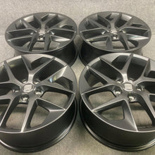 Laden Sie das Bild in den Galerie-Viewer, 4x Alufelge 18 Zoll 7.5" 5x112 51ET Matt Schwarz 5F0601025F Seat Leon Rim Wheel FEL3040088596rq