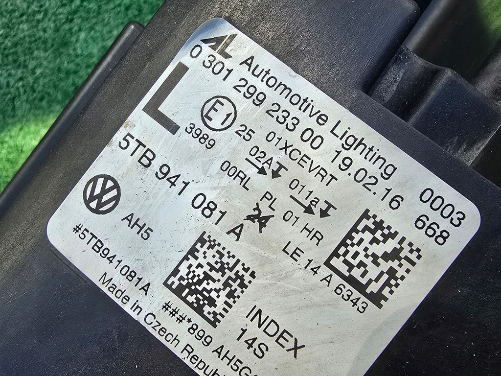 Frontscheinwerfer VW Touran 5TB941081A Full LED Links Scheinwerfer Headlight SCH4817891457ah