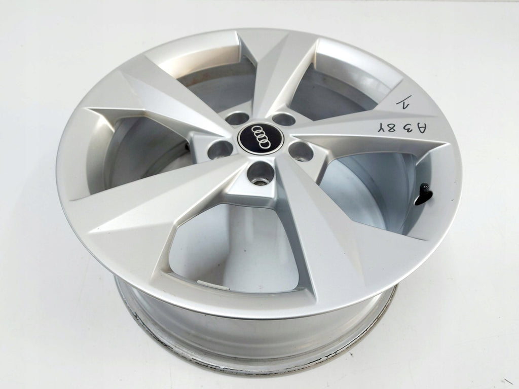 1x Alufelge 18 Zoll 8.0" 5x112 46ET Glanz Silber 8Y0601025 Audi A3 Rim Wheel FEL1234856214oi