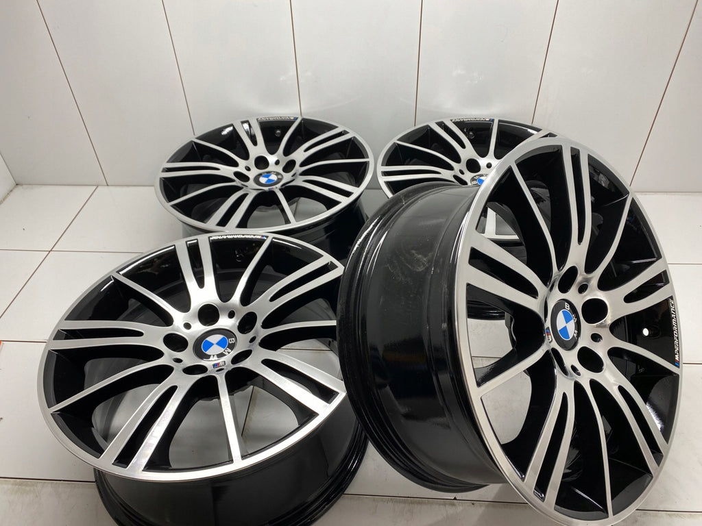 4x Alufelge 18 Zoll 8.0" 5x120 34ET Glanz Silber BMW F30 E90 Rim Wheel FEL4164621077ki