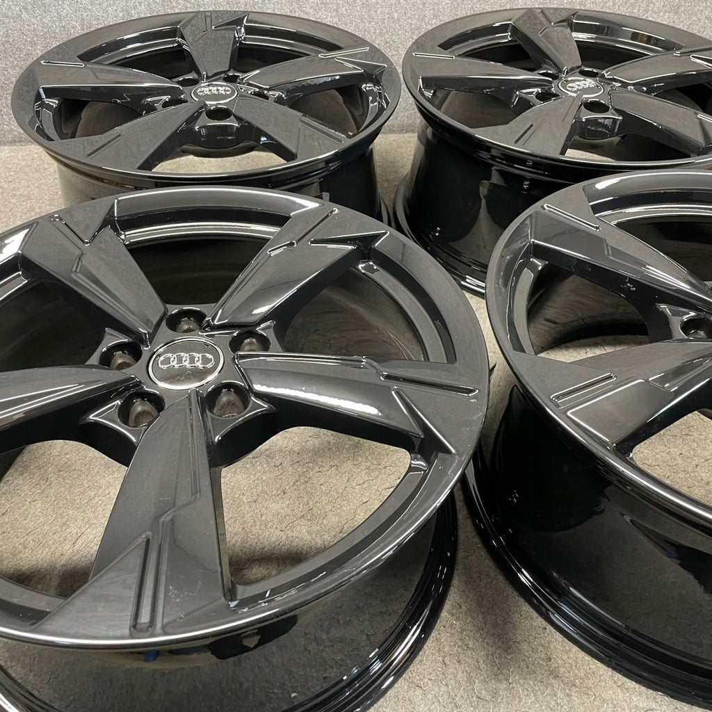 4x Alufelge 18 Zoll 8.0" 5x112 39ET Glanz Silber 4K0601025D Audi A6 C8 Rim Wheel FEL9755091052mi