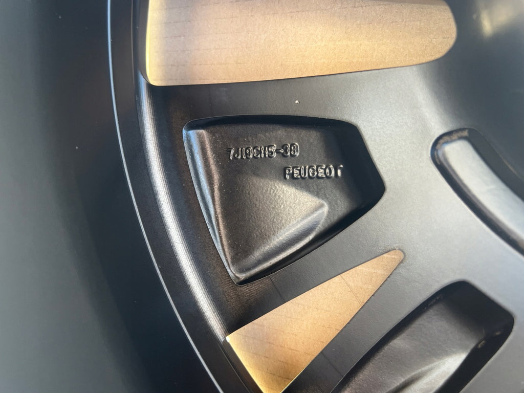 1x Alufelge 19 Zoll 7.0" 5x108 38ET Glanz Schwarz 9832762380 Citroën Rim Wheel FEL6837963023ds