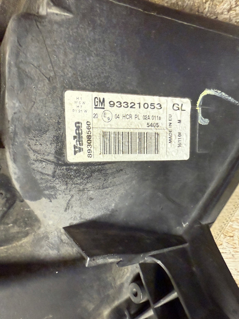 Frontscheinwerfer Opel Meriva A 93321052 93321053 Ein Satz Headlight SCH2641442509wp
