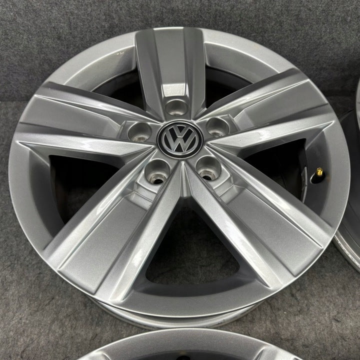 4x Alufelge 17 Zoll 7.0" 5x120 55ET Glanz Silber 7E0601025P VW Multivan FEL2424943759cy