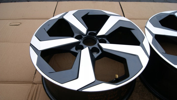 1x Alufelge 18 Zoll 7.5" 5x114.3 45ET Glanz Graphit Mg Qashqai I Rim Wheel FEL7706270096py