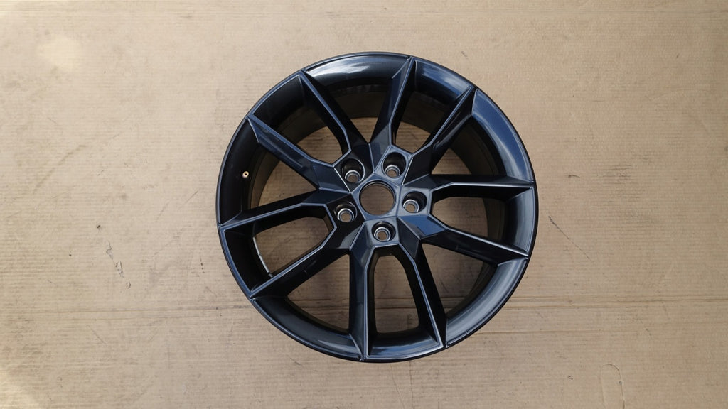 1x Alufelge 18 Zoll 7.5" 5x112 51ET Glanz Schwarz 5E0601025 Skoda Rim Wheel FEL1293523968yh
