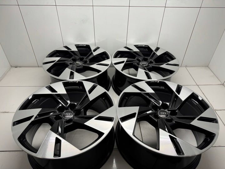 4x Alufelge 20 Zoll 9.0" 5x112 38ET Glanz Silber 4KE601025T Audi E-Tron FEL9974268124oc