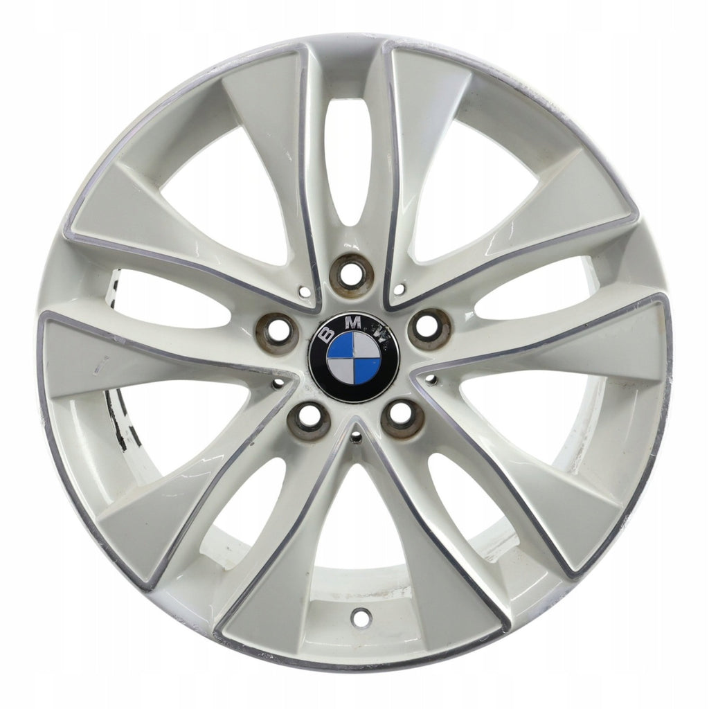 1x Alufelge 17 Zoll 7.5" 5x120 43ET Glanz Weiß 6850152 BMW 1 F21 F20 Rim Wheel FEL1343074364fk