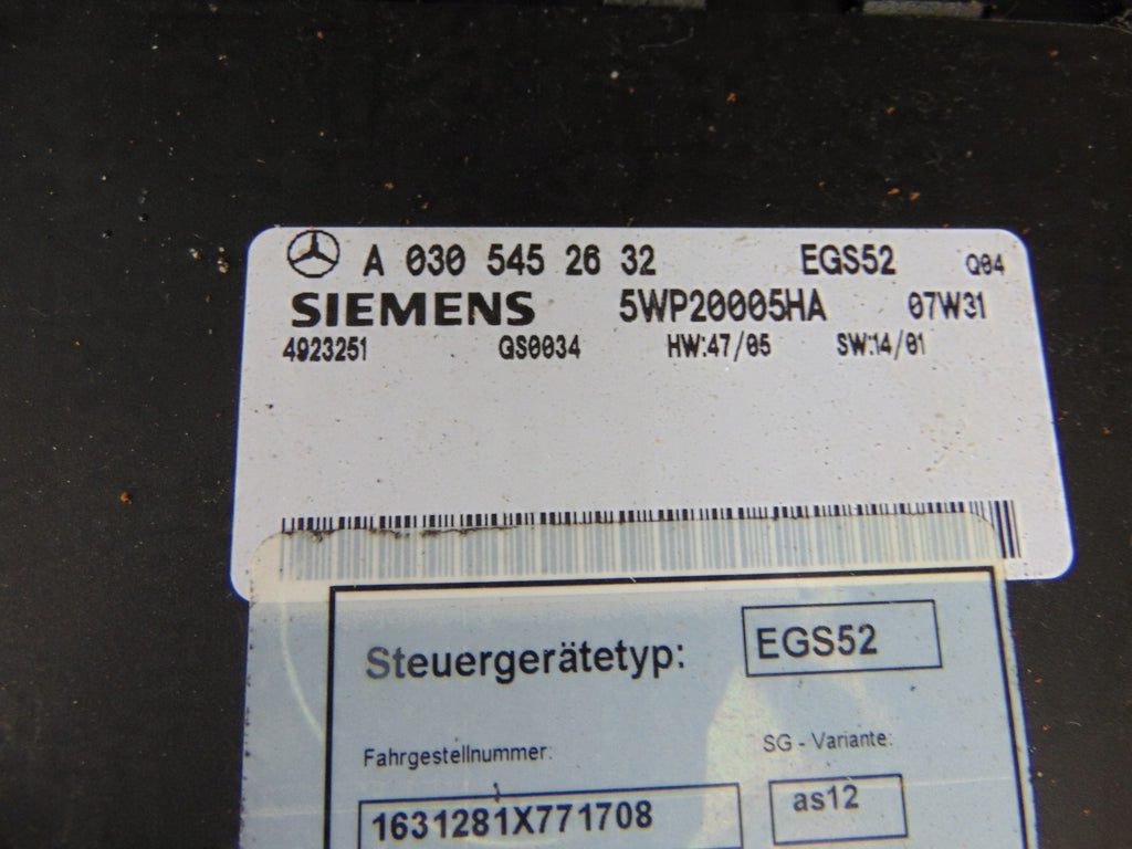 Getriebe Mercedes-Benz W163 1632702500 722673 Automatikgetriebe Trasmissione