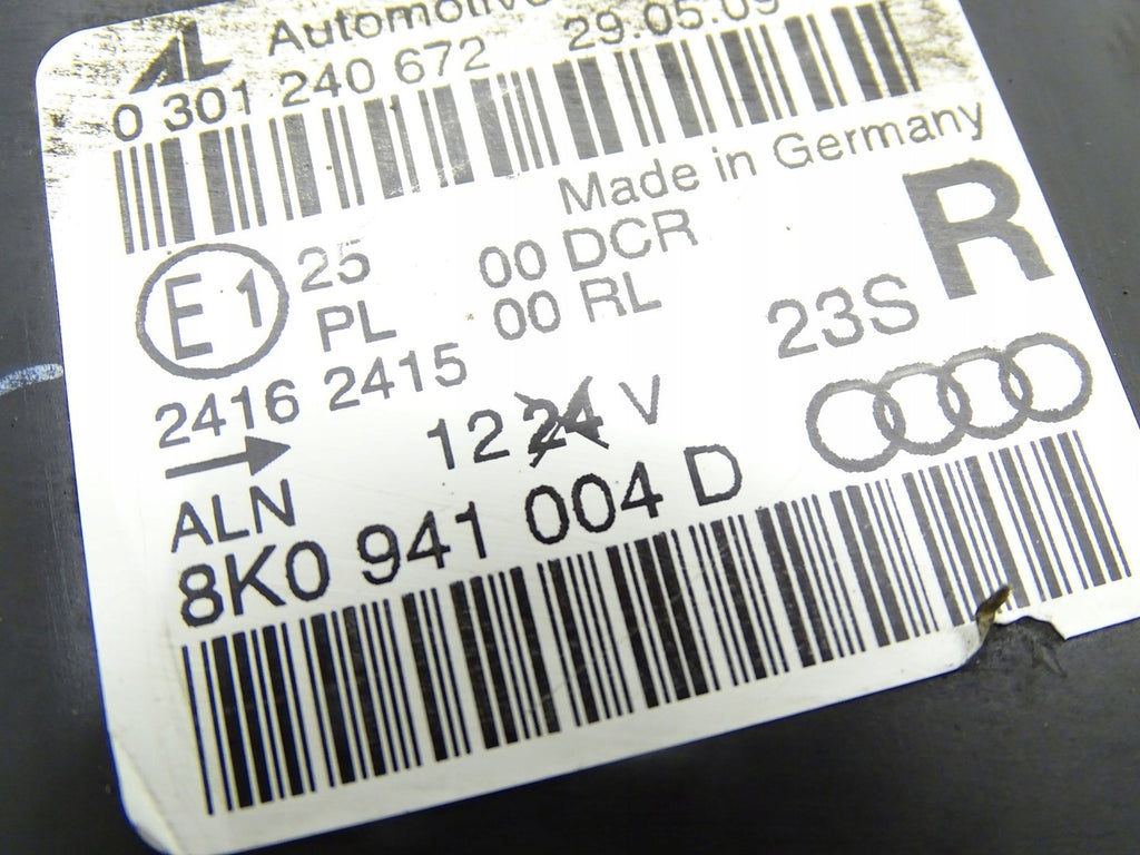 Frontscheinwerfer Audi A4 B8 8K0941004D Xenon Rechts Scheinwerfer Headlight
