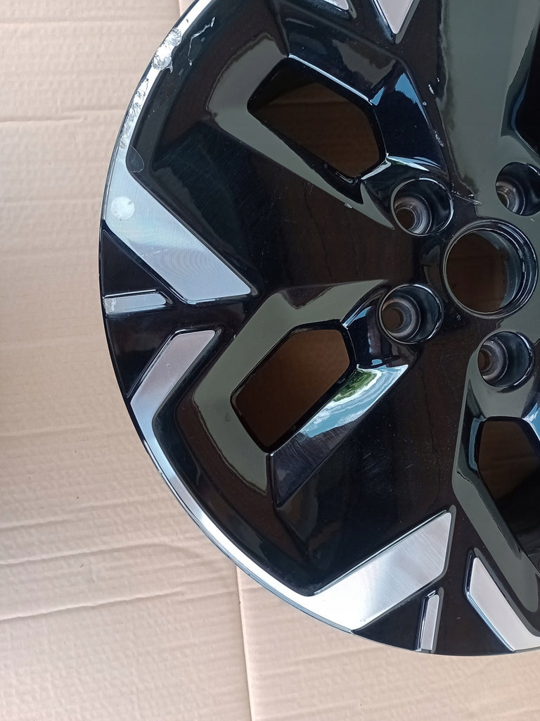 1x Alufelge 17 Zoll 7.0" 5x114.3 52ET Glanz Schwarz 52910-AO000 Kia Niro