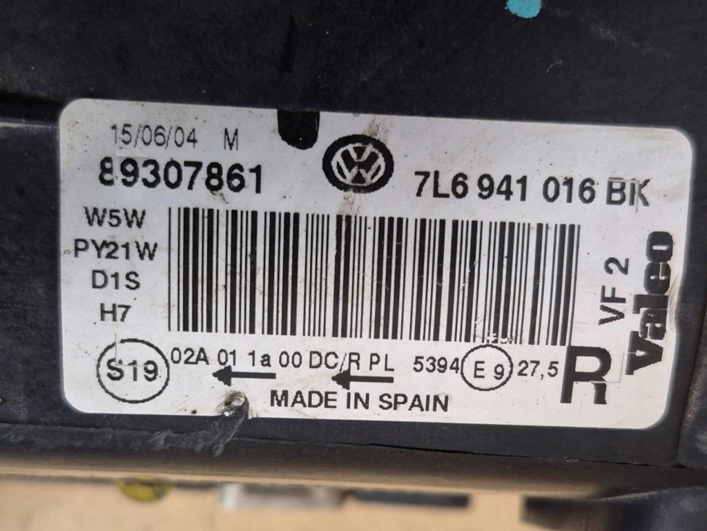 Frontscheinwerfer VW Touareg 7L6941016BK Rechts Scheinwerfer Headlight SCH6190038251hf