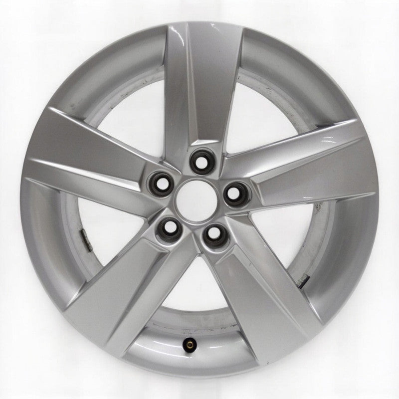 1x Alufelge 16 Zoll 7.0" 5x100 46ET Glanz Silber 6V0601025 Skoda Fabia Iii