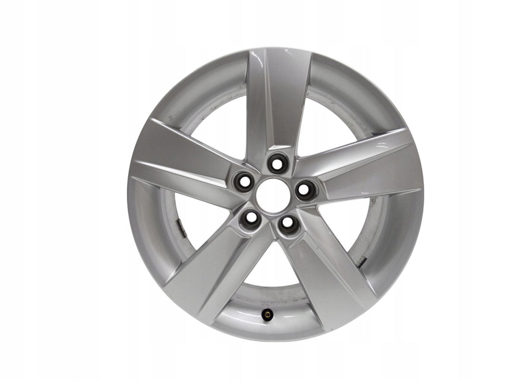 1x Alufelge 16 Zoll 7.0" 5x100 46ET Glanz Silber 6V0601025 Skoda Fabia Iii