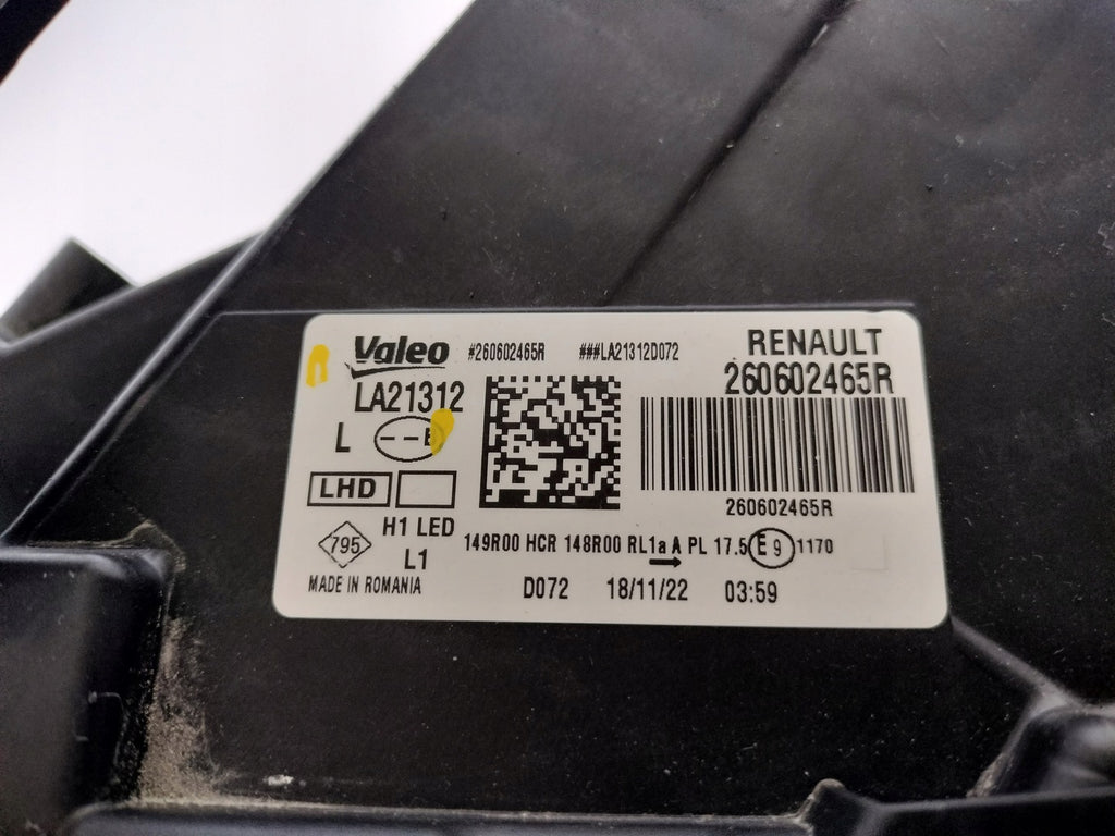 Frontscheinwerfer Dacia Duster 260602465R Full LED Links Scheinwerfer Headlight