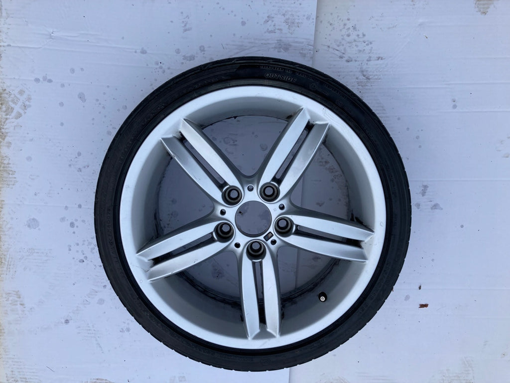 1x Alufelge 18 Zoll 7.5" 5x120 41ET Silber 8036939 BMW 1 E81 E87 Rim Wheel FEL3532338645oe