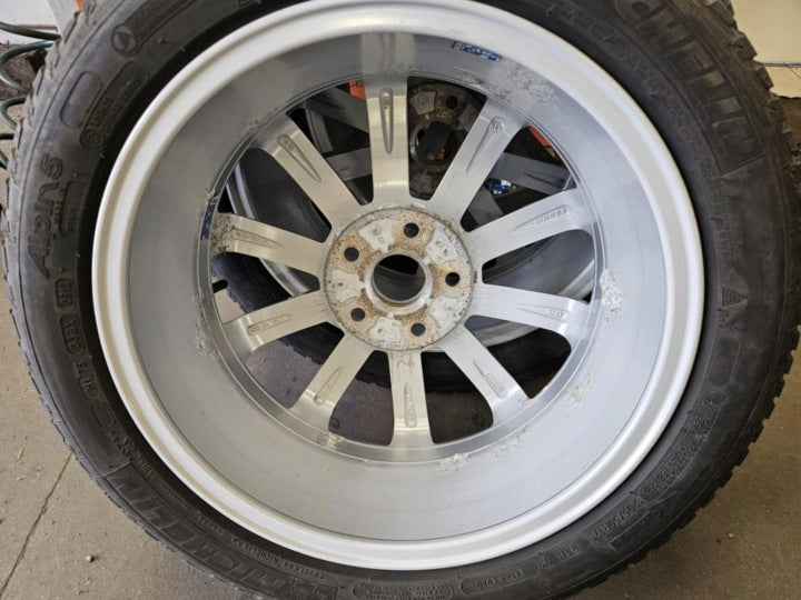 4x Alufelge 17 Zoll 6.0" 5x112 48ET Glanz Silber 5G0601025 VW Golf I Rim Wheel FEL1959939945hc