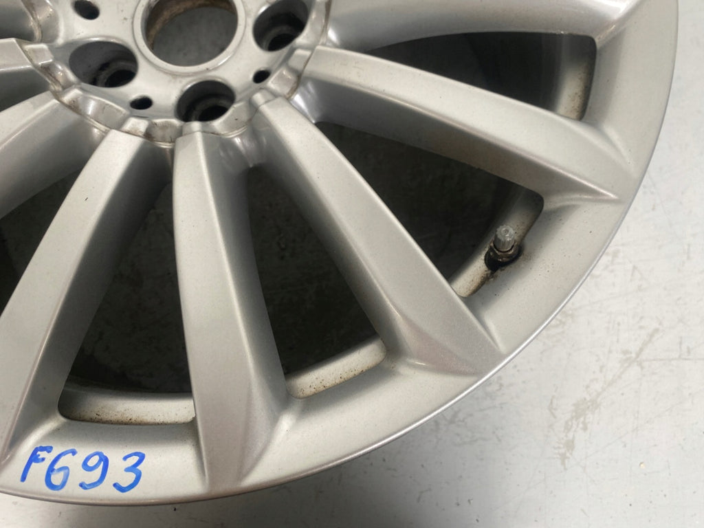 1x Alufelge 19 Zoll 8.5" 5x112 25ET Glanz Silber 6861225 BMW 1 Rim Wheel FEL4242237037bi