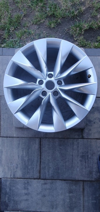1x Alufelge 19 Zoll 8.0" 5x112 45ET Glanz Silber 5LA601025AP Skoda Kodiaq FEL9714391357tx