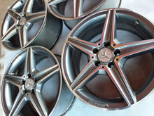 Laden Sie das Bild in den Galerie-Viewer, 4x Alufelge 18 Zoll 7.5" 5x112 44ET Glanz Grau Mercedes-Benz W205 A205 Mg FEL6188475705se