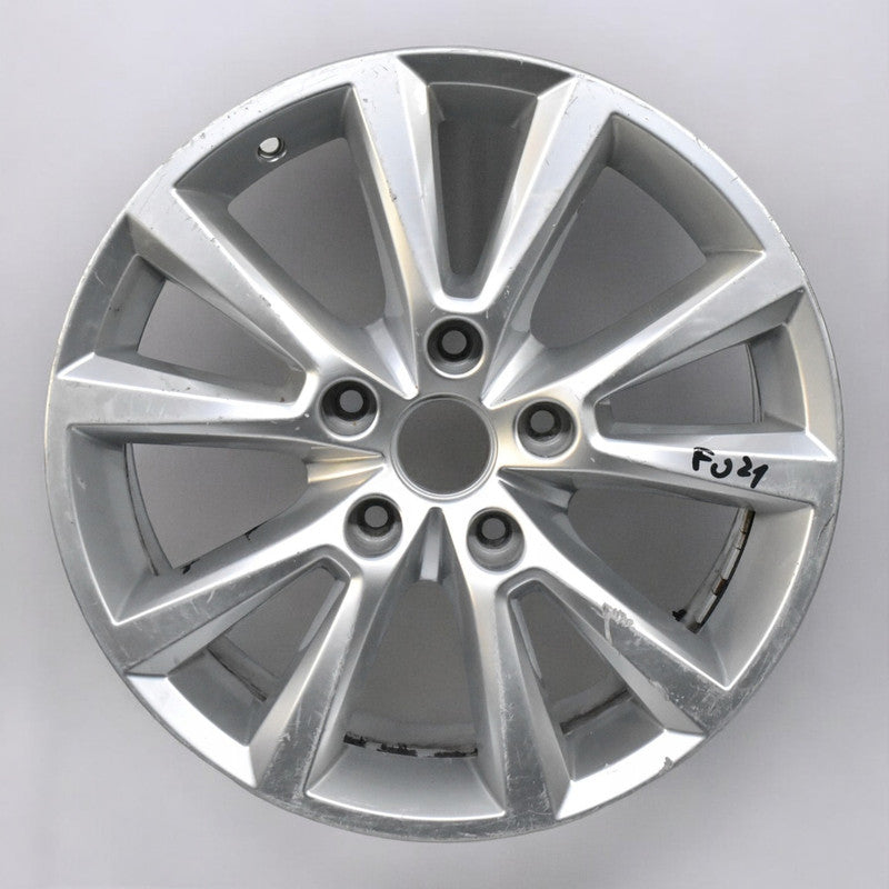 1x Alufelge 18 Zoll 8.0" 5x130 53ET Glanz Silber 7P6601025C VW Touareg 7p6
