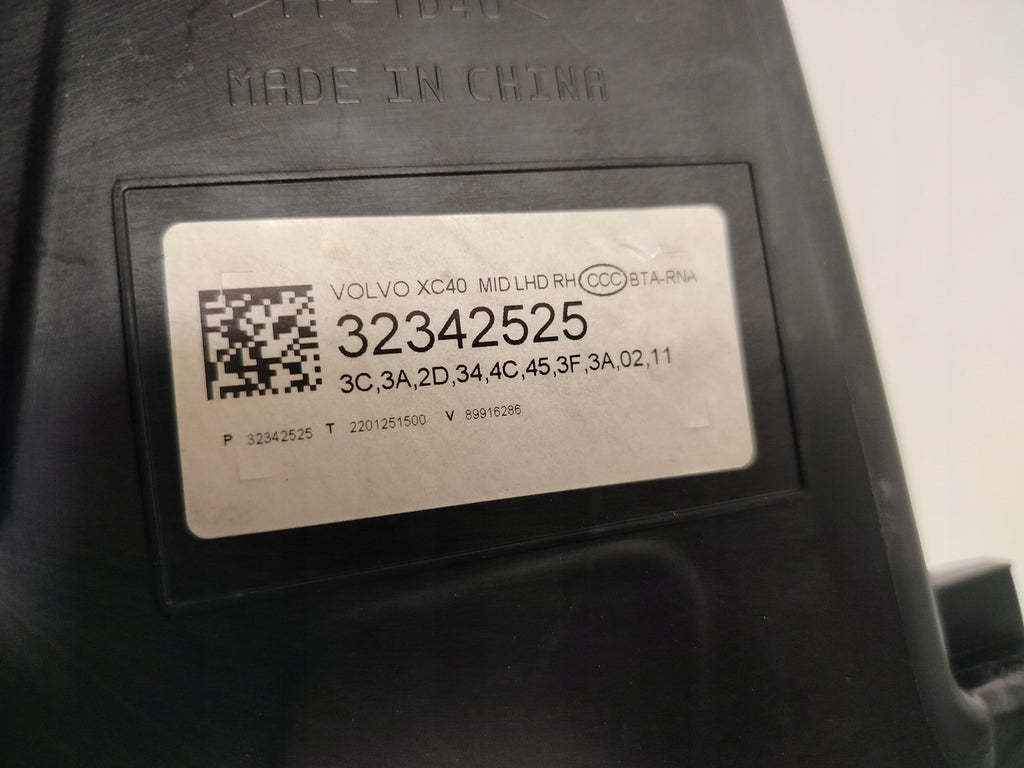 Frontscheinwerfer Volvo Xc40 32342525 LED Rechts Scheinwerfer Headlight SCH6919319675kd