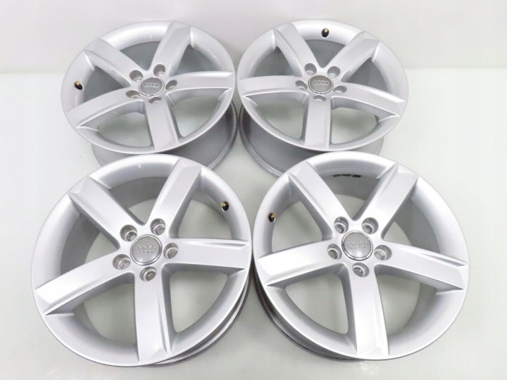 4x Alufelge 17 Zoll 7.0" 5x112 46ET Glanz Silber 8K0071497 Audi A4 B8 Rim Wheel FEL9767510040el