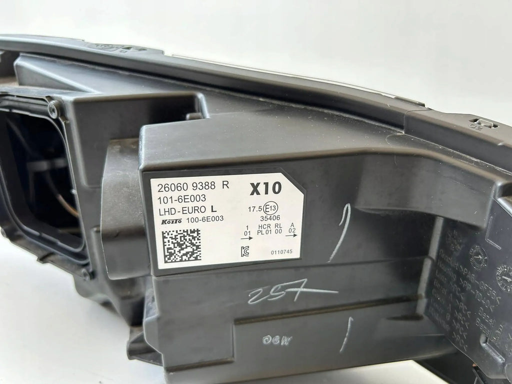 Frontscheinwerfer Renault Zoe 260609388R Links Scheinwerfer Headlight SCH8657976535cc