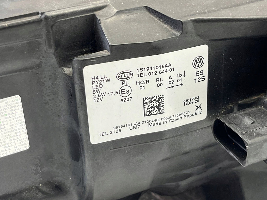 Frontscheinwerfer VW Up 1S1941015AA Ein Stück (Rechts oder Links) Headlight