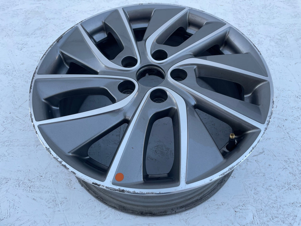 1x Alufelge 17 Zoll 7.0" 5x114.3 53ET Glanz Graphit 52910-G4350 Hyundai