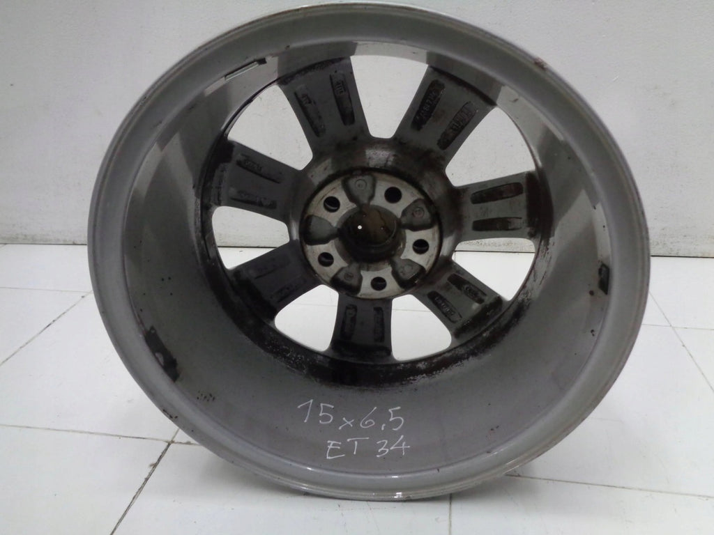 1x Alufelge 15 Zoll 6.5" 5x100 34ET Glanz Silber 8X0601025 Audi A1 Rim Wheel FEL8556486484cl