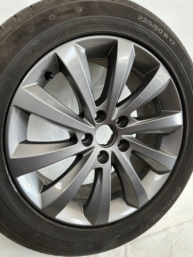 1x Alufelge 17 Zoll 7.0" 5x112 39ET Glanz Schwarz 7N5601025 Seat Rim Wheel FEL3155326214yx
