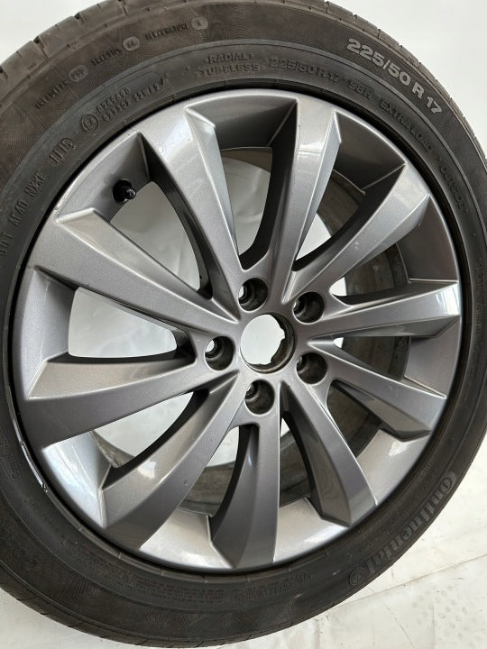 1x Alufelge 17 Zoll 7.0" 5x112 39ET Glanz Schwarz 7N5601025 Seat Rim Wheel FEL3155326214yx