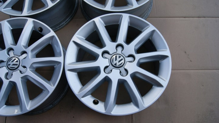 4x Alufelge 16 Zoll 7.0" 5x112 46ET Glanz Silber 8K0601025 Audi B8 Rim Wheel FEL1775345389fi