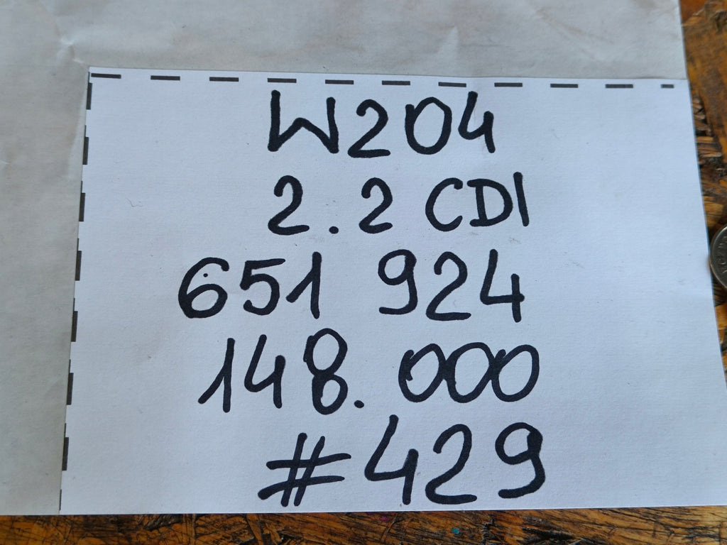 Motor Mercedes-Benz W639 W204 W447 W212 651911 2.2 CDI 238TKm Diesel Unkomplett