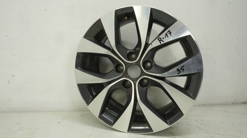 1x Alufelge 17 Zoll 7.0" 5x114.3 35ET Glanz Schwarz 403009172 Mg Asx Captur Ii FEL9944496367ma
