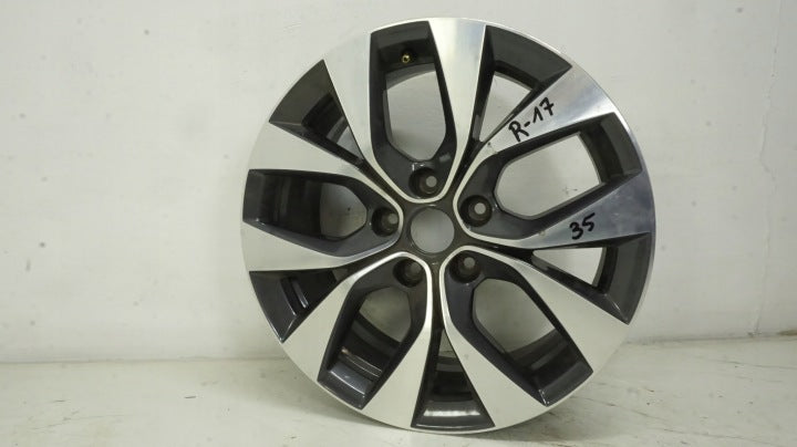 1x Alufelge 17 Zoll 7.0" 5x114.3 35ET Glanz Schwarz 403009172 Mg Asx Captur Ii FEL9944496367ma