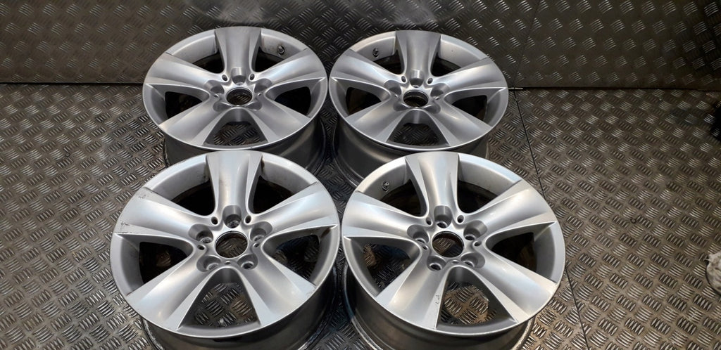 4x Alufelge 17 Zoll 8.0" 5x120 30ET Glanz Silber 6790172 BMW 5 F10 F12 Rim Wheel FEL8199482686rh